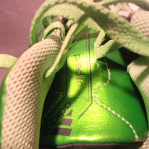Adidas Predito Mens Indoor Football Trainers Boots - Lime Green - Picture 7 of 8